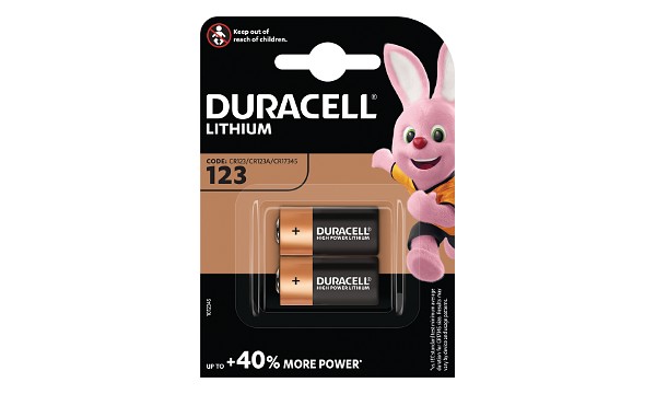 123A 3V lithiumbatteri - 2-pack