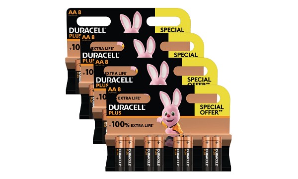 Duracell Plus 32 x AA Spesialtilbud Pakke