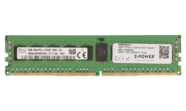 46W0788 8GB DDR4 2133MHz ECC RDIMM
