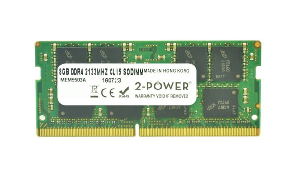 15-ay076nm 8GB DDR4 2133MHz CL15 SoDIMM