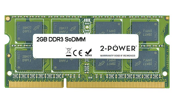 Qosmio F750-1002 2GB DDR3 1333MHz SoDIMM