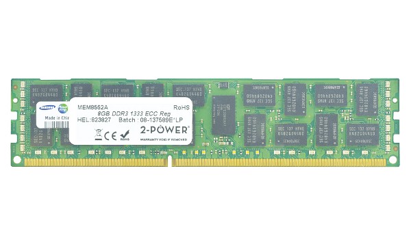ProLiant DL380 G6 Entry 8GB DDR3 1333MHz ECC RDIMM 2Rx4 LV