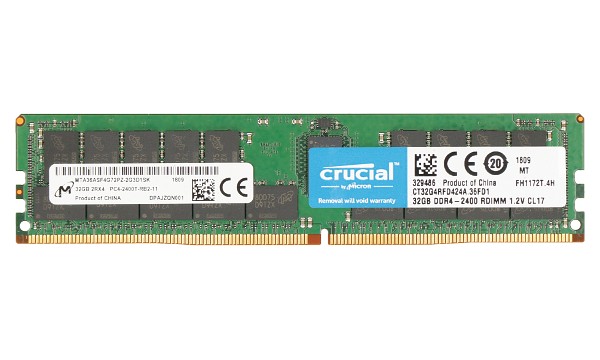 ProLiant ML110 Gen9 Base 32GB DDR4 2400MHZ ECC RDIMM (2Rx4)