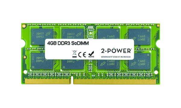 XPS 14 (L421X) 4GB MultiSpeed 1066/1333/1600 MHz SoDiMM