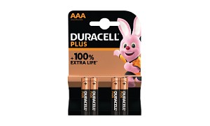Duracell Plus Power AAA 4 pakke av Batterier