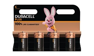 Duracell Plus C Size 4 Pack