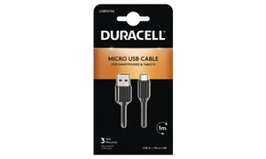 Duracell 1m USB-A til Micro USB-kabel