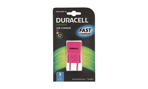 Duracell 2.1A USB-lader for telefon/nettbrett