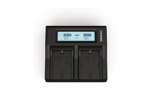 DCR-TRV120E Duracell LED Dual DSLR Battery Charger