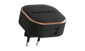 Duracell 2.4A USB telefon-/nettbrettlader
