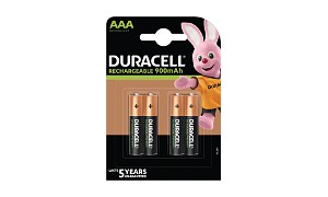 Duracell AAA 900mAh x 4