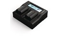 Lumix FZ7EB-K Panasonic CGA-S006 Dual Battery Charger